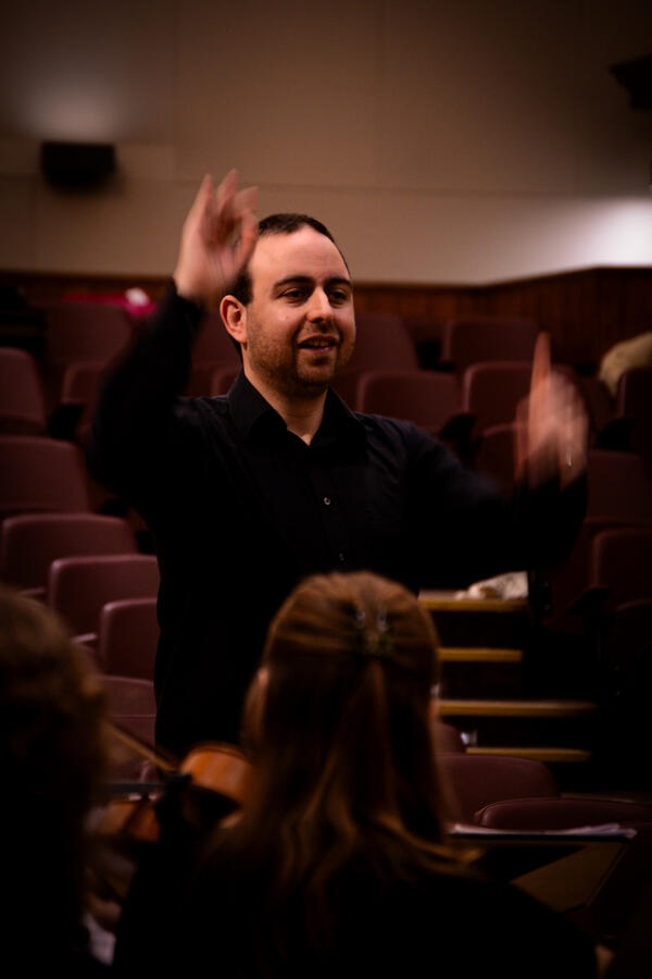 Edinburgh University String Orchestra in Reid Concert Hall. Credit - Alexia Johnson.